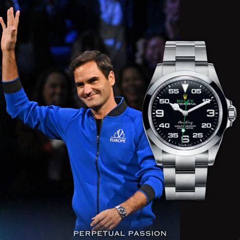 federer rolex air king|federer swiss watchmaker.